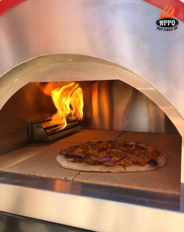Traditional 25-Inch Dual-Fuel Outdoor Pizza Oven with Gas Attachment