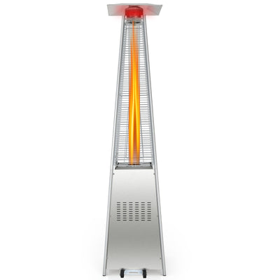 42,000 BTU Pyramid Patio Heater with Glass Flame Tube