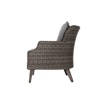 Tenaya 3-Piece Wicker Sofa Set with Stationary Chairs
