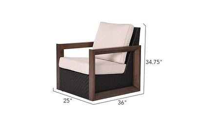 Delano 5-Piece Wicker Sectional Sofa Set