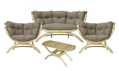 Amazonas Garden Lounge 4 Pcs. Set Siena