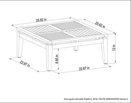 Arno 6pc Corner Set Light
