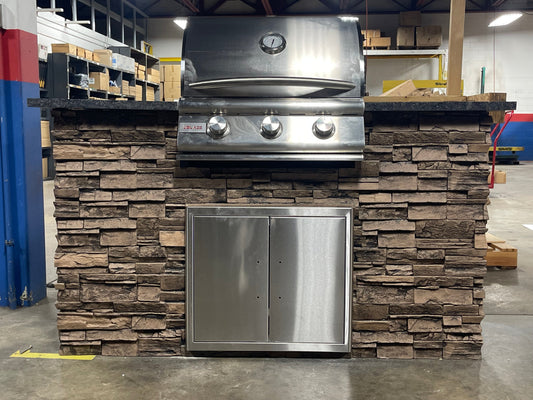 5' Active House Living Outdoor Kitchen with Blaze Grill.