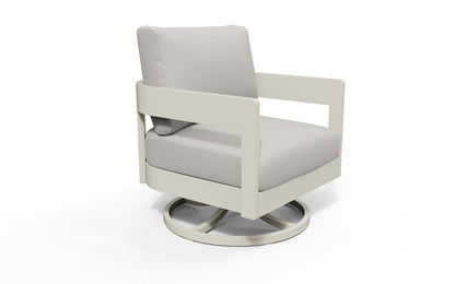 Aconcagua 4-Piece Aluminum Living Room Set With Swivel Chairs