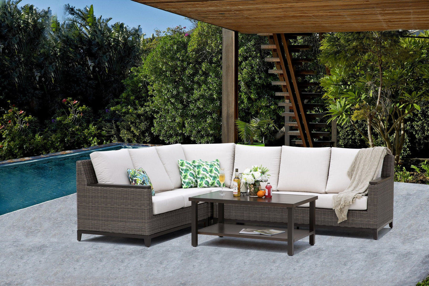 Owens Modular Aluminum Living Room Set