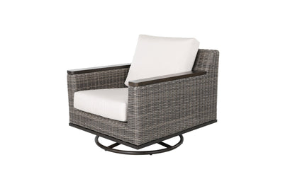 Owens 4-Piece Aluminum Living Room Set With Swivel Chairs