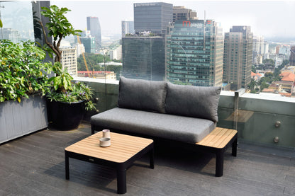 Portals Dark Square Coffee Table