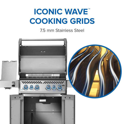 Patio Elegance Gas Grill Rogue PRO‑S 525 RSIB with Infrared Side and Rear Burners