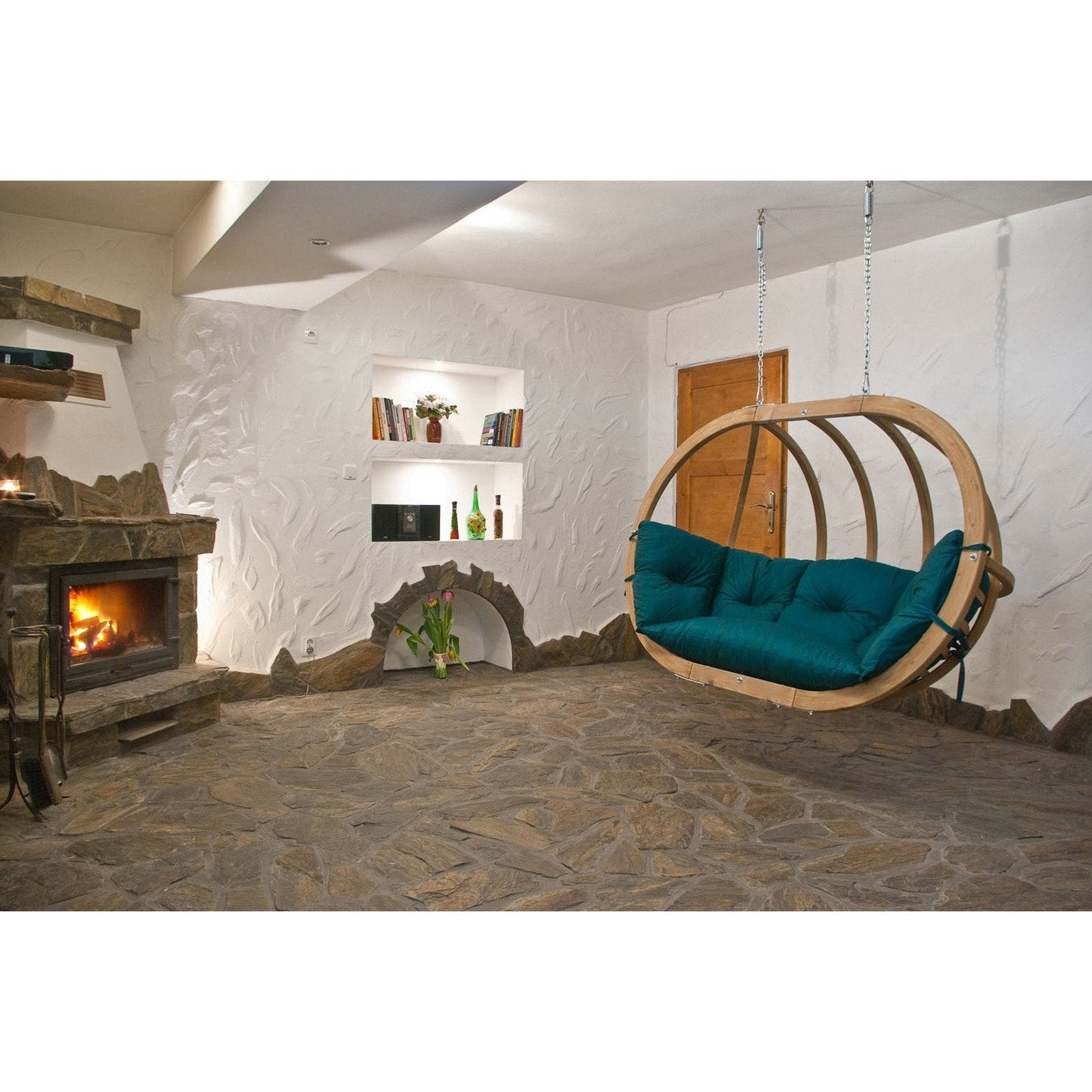 Amazonas Globo Royal Green Double Seater Hanging Chair