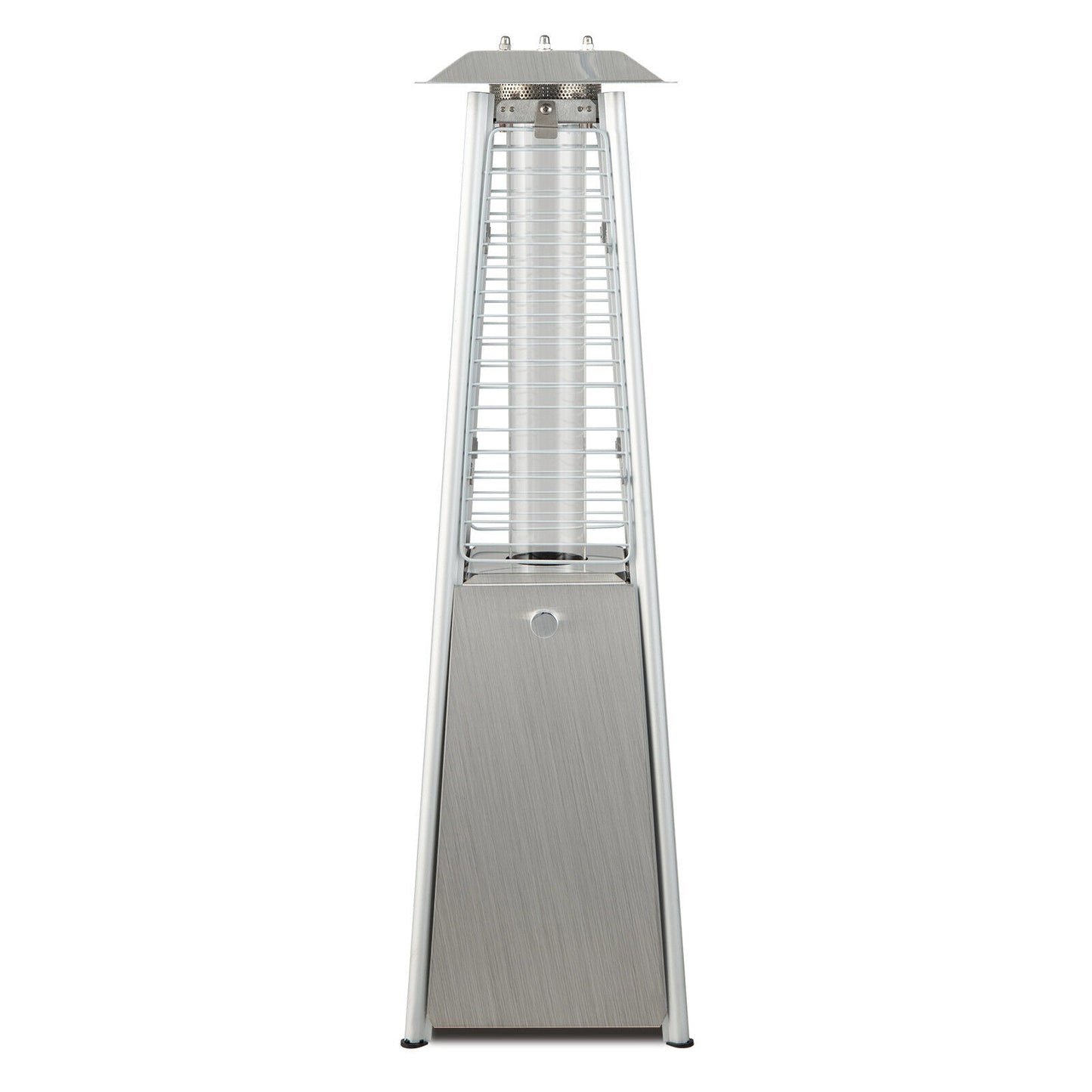 10,000 BTU Portable Stainless Steel Tabletop Patio Heater with Glass Tube